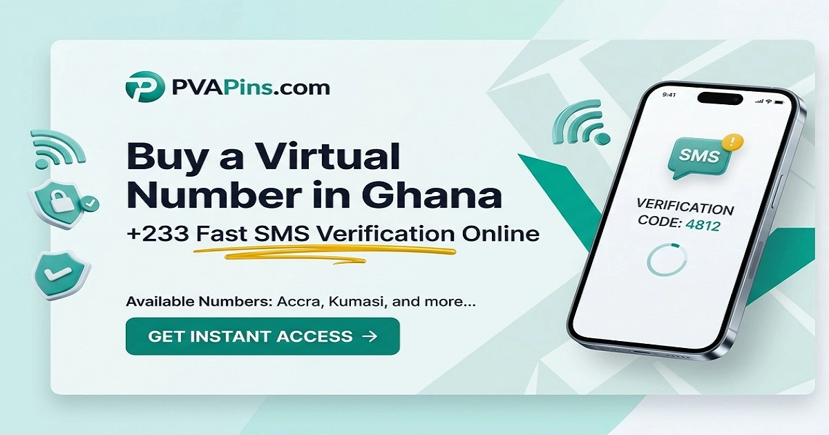 Virtual Number Ghana – Receive SMS Online in Minutes